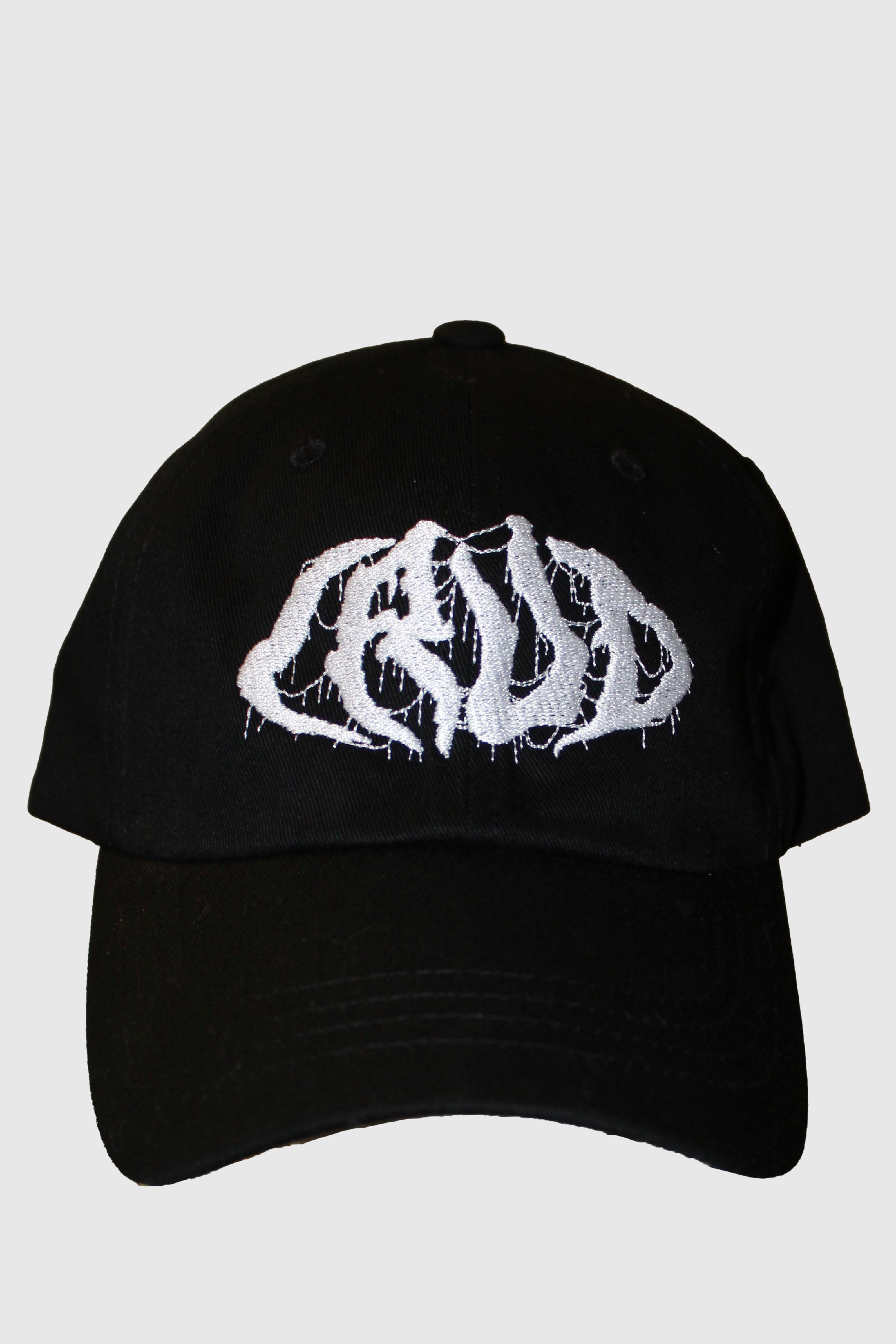 Embroidered Dad Hat - Black